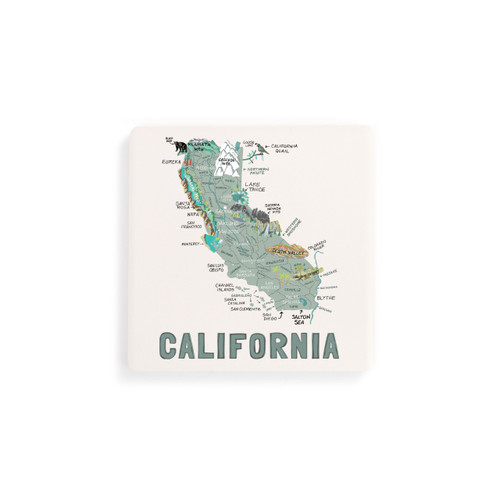 California State Coasters - Set of 4 slide 