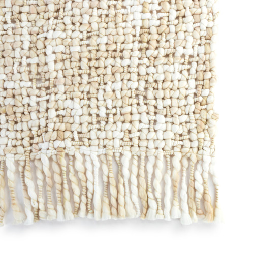 Woven Throw Blanket - Cream - Your Journey slide 
