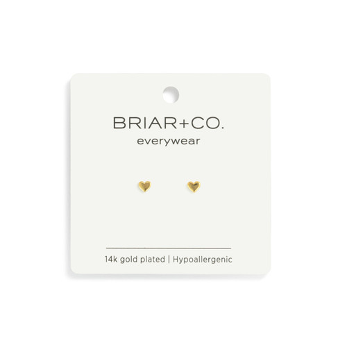 Dainty Gold Heart Posts slide 