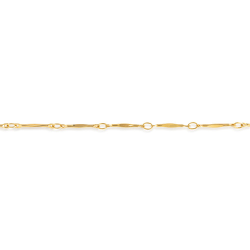Gold Bar Link Chain Bracelet slide 