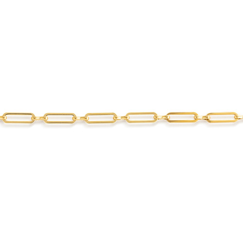 Gold Paperclip Chain Bracelet slide 