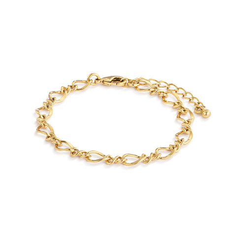 Gold Twisted Chain Bracelet slide 