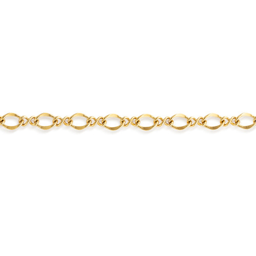 Gold Twisted Chain Bracelet slide 