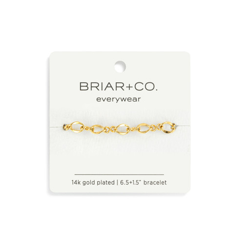 Gold Twisted Chain Bracelet slide 