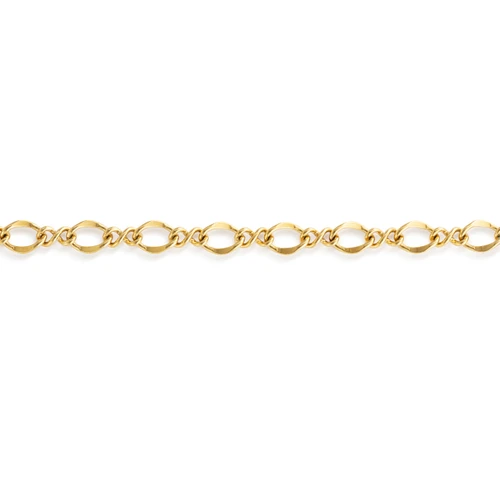 Gold Twisted Chain Bracelet slide 