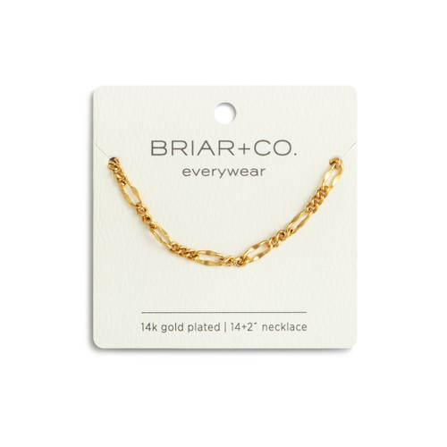 Gold Figaro Chain Necklace slide 