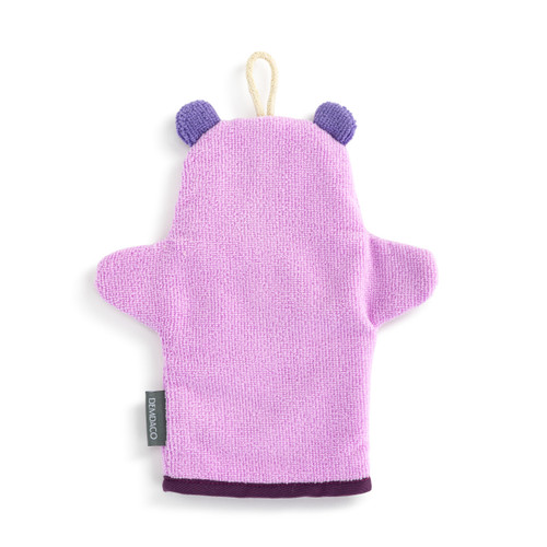 Hippo Bath Mitt - 8x9in slide 