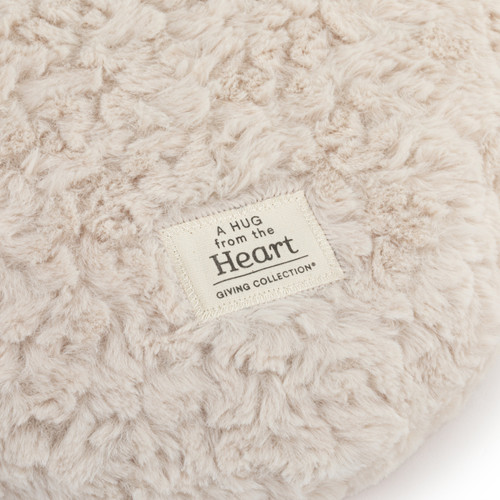 Snuggle Heart Cream Weighted Pillow - 14x12in slide 