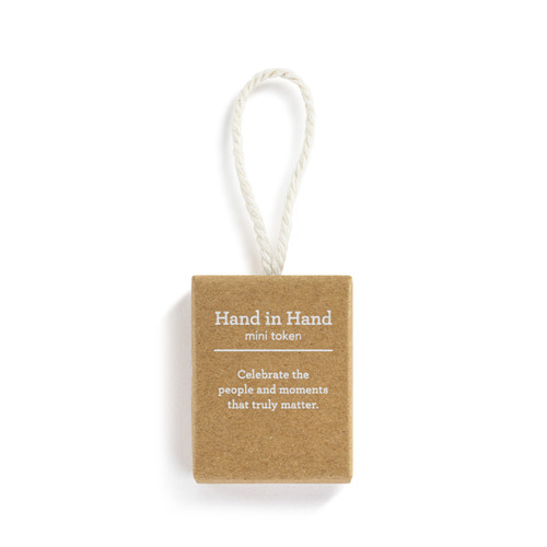 Hand in Hand Heart Mini Token - 1in slide 
