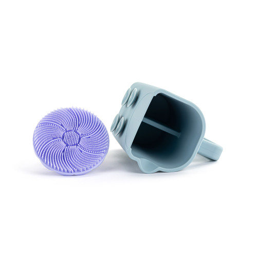 Purple Bathtime Brush + Blue Cup slide 