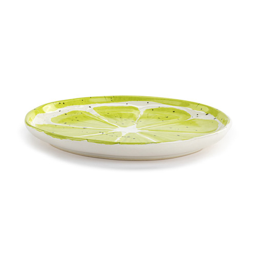 Lime Shaped Ceramic Plate - 8in slide 