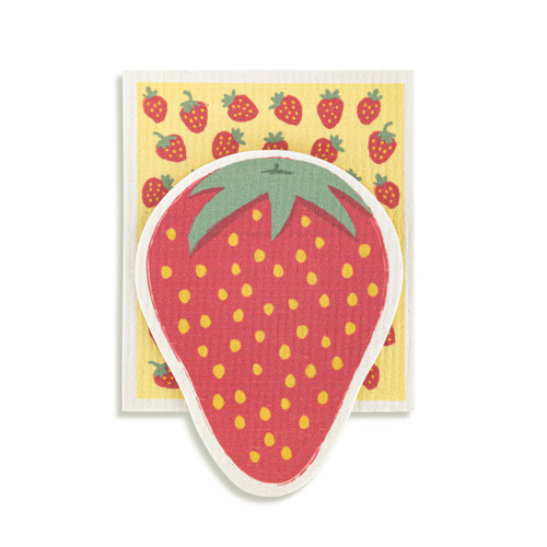 Berry Good Day Shaped Biodegradable Dish Cloths slide 