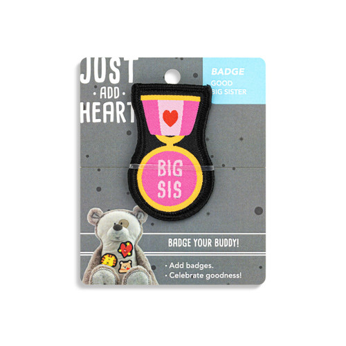 Beary Good Big Sister Badge - 2in slide 