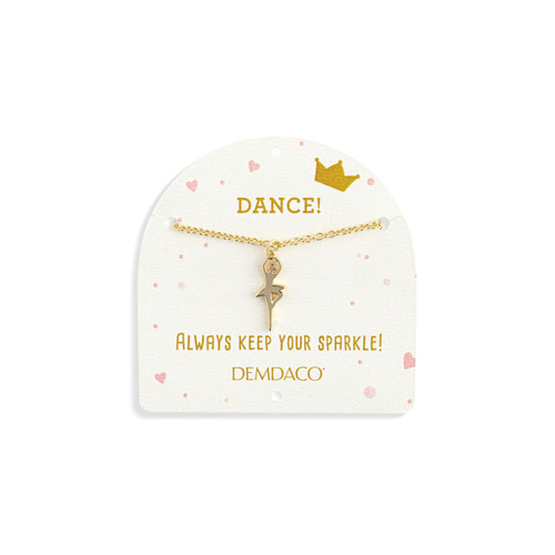 Pink Bunny + Dance Necklace - 9in slide 