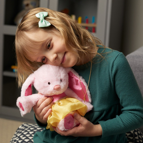 Pink Bunny + Dance Necklace - 9in slide 