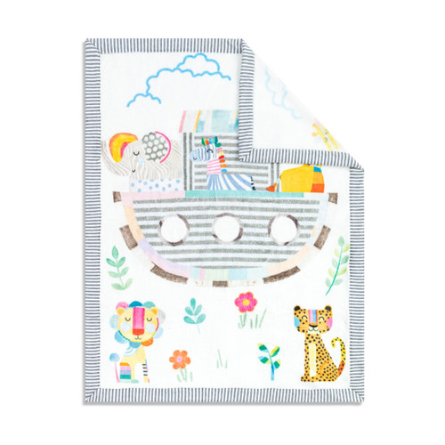 Noah's Ark Blanket - 30x40in slide 