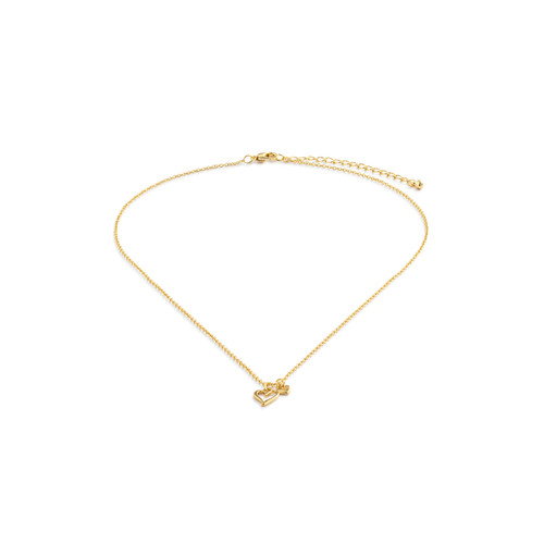 True Friend Floral Card & Gold Necklace - 16in slide 