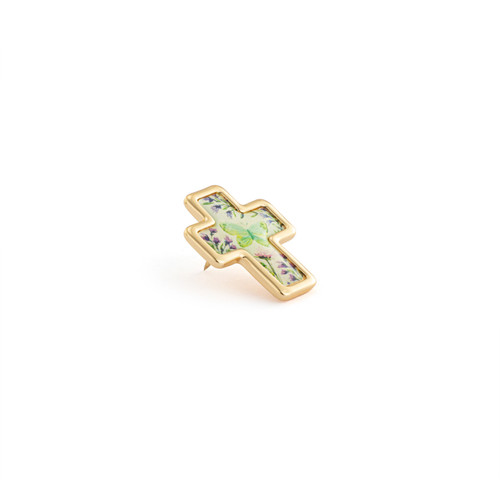Artful Cross Always in my Heart Pin slide 