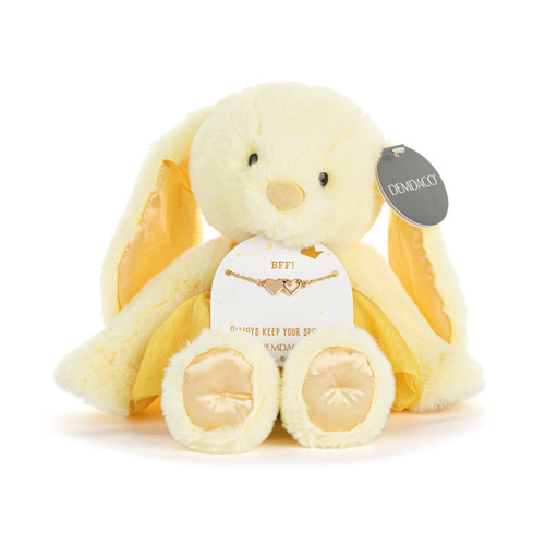 Yellow Bunny + BFF Necklace - 9in slide 
