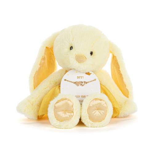 Yellow Bunny + BFF Necklace - 9in slide 