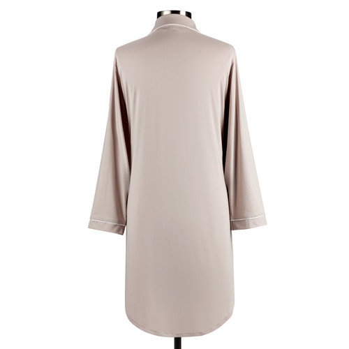 Small Long Sleeve Gray Cooling Night Shirt slide 