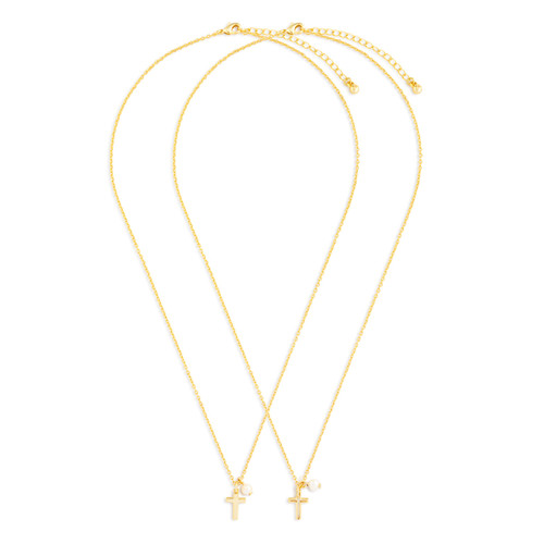 Gold Keep & Share Confirmation Necklace - 18in slide 