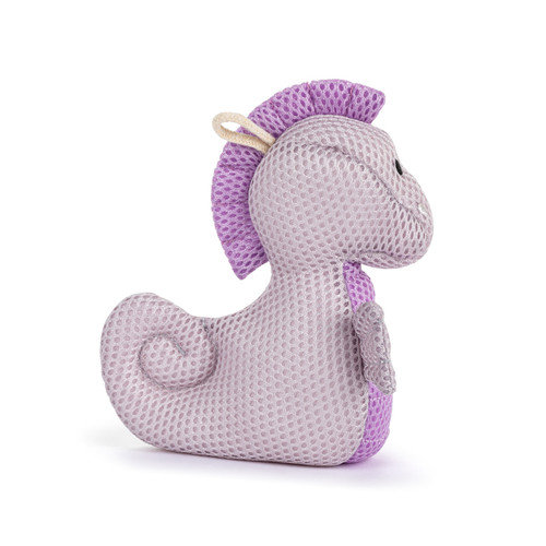 Purple Seahorse Bath Time Plush - 2x6in slide 