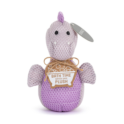 Purple Seahorse Bath Time Plush - 2x6in slide 