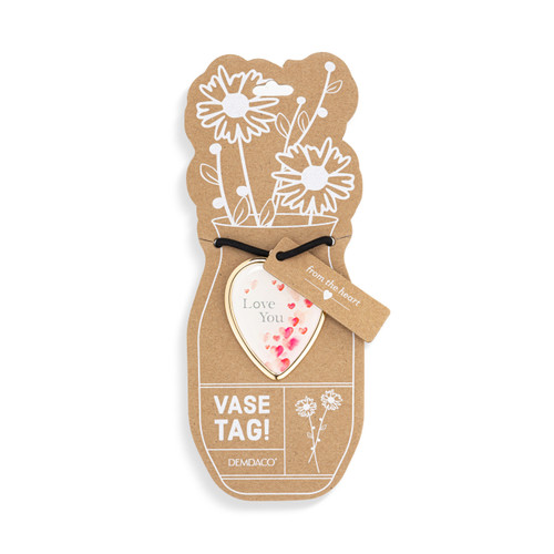 Always Heart Vase Tag - 5in slide 