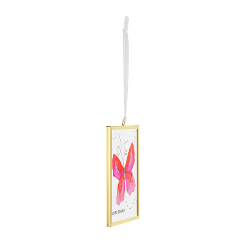 Loved So Much Butterfly Suncatcher - 3x3in slide 