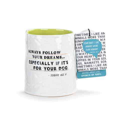 Follow Your Dreams - Dog Ceramic Mug - 14oz slide 
