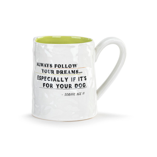Follow Your Dreams - Dog Ceramic Mug - 14oz slide 