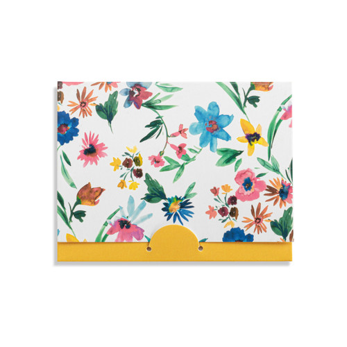 Happy Anniversary Floral Card & Gold Necklace-16in slide 