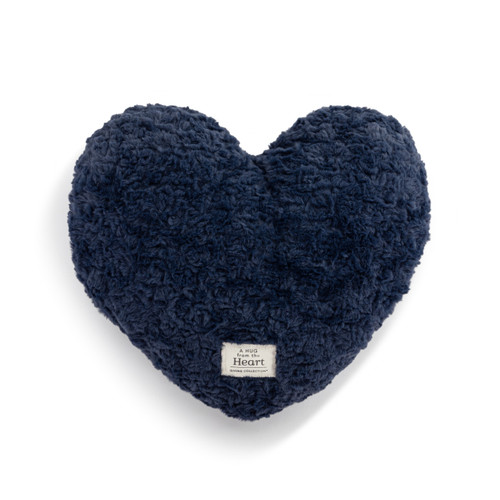 Snuggle Heart Blue Weighted Pillow - 14x12in slide 