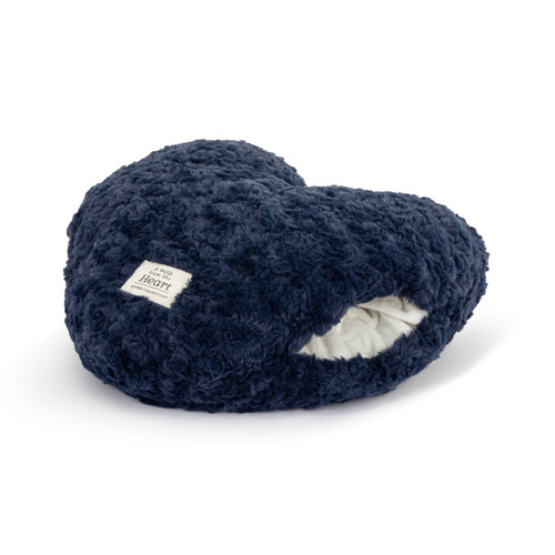 Snuggle Heart Blue Weighted Pillow - 14x12in slide 