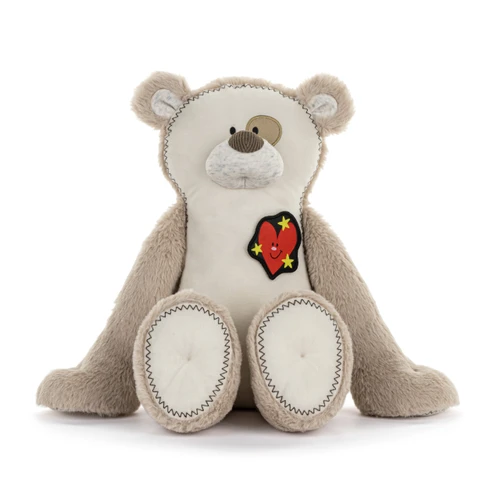 Just Add Heart Plush Bear with Kind Badge slide 