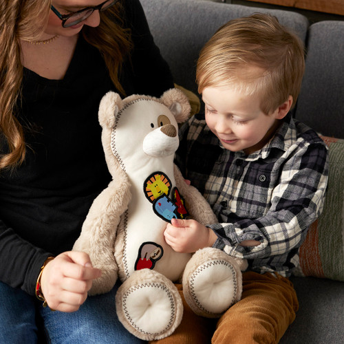 Just Add Heart Plush Bear with Kind Badge slide 
