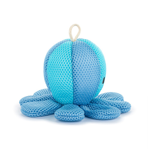 Blue Octopus Bath Time Plush - 2x6in slide 