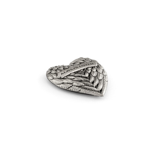 Always Loved Wing Heart Magnetic Frame Charm-1.5in slide 