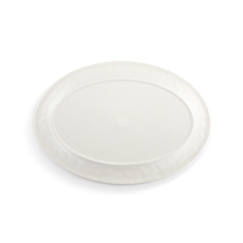 Cherry Bamboo Large Melamine Oval Platter slide 