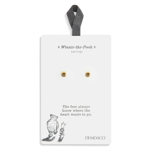 Follow Your Heart Gold Earrings - 6.5mm slide 