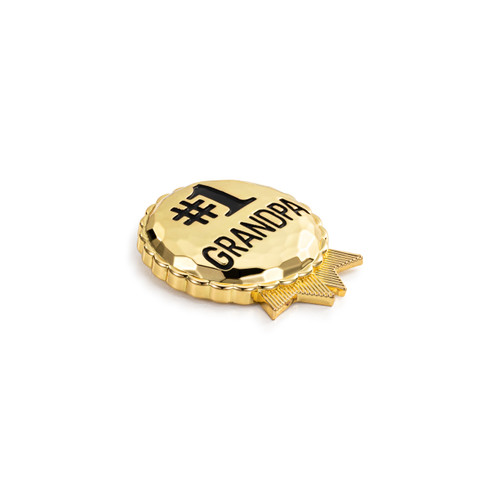 #1 Grandpa Magnetic Frame Charm - 1.5in slide 