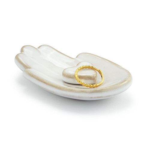 Hand in Hand Love Trinket Dish - 2x4in slide 