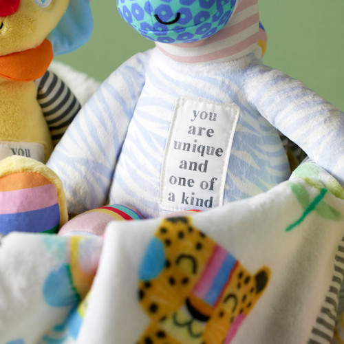 Noah's Ark Plush Zebra - 8x14in slide 
