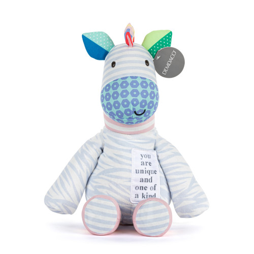 Noah's Ark Plush Zebra - 8x14in slide 