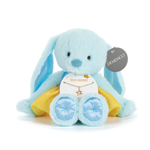 Blue Bunny + You Shine Necklace - 9in slide 