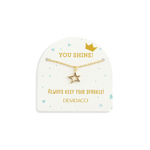 Blue Bunny + You Shine Necklace - 9in slide 