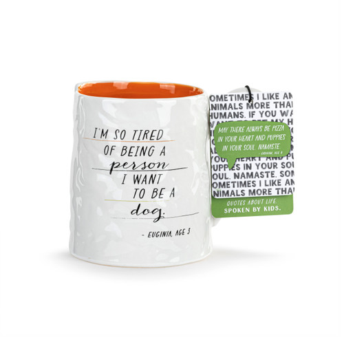 I Want to Be a Dog Ceramic Mug - 14oz slide 