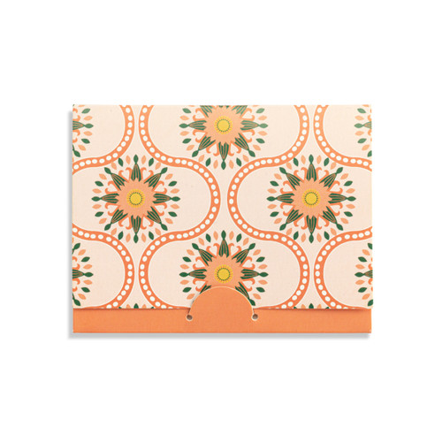 Get Well Soon Floral Card & Gold Necklace-16in slide 