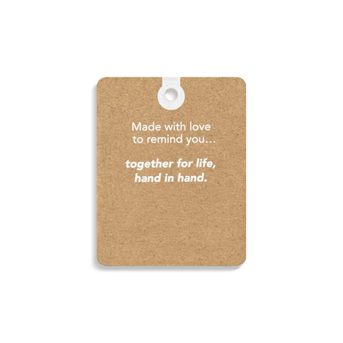 Hand in Hand 50 Years Wall Art - 4.5in slide 